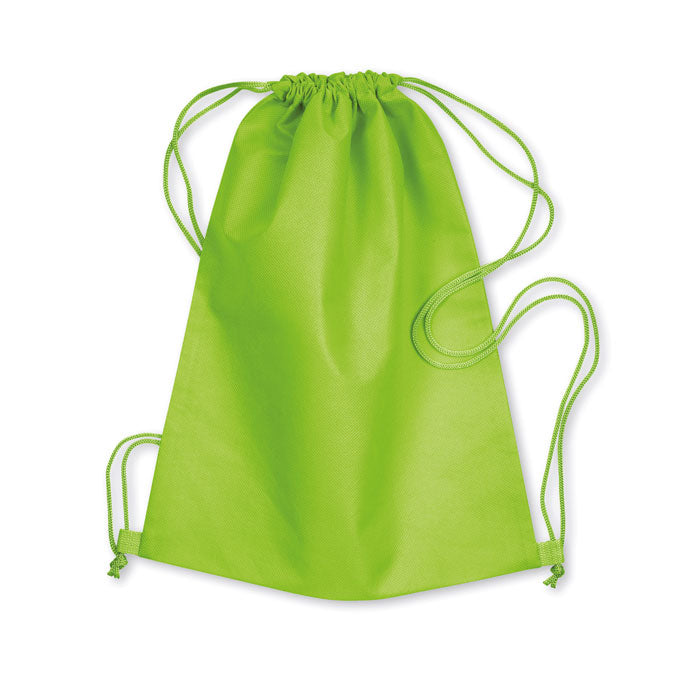 Rugzak met koord, non-woven, limoen