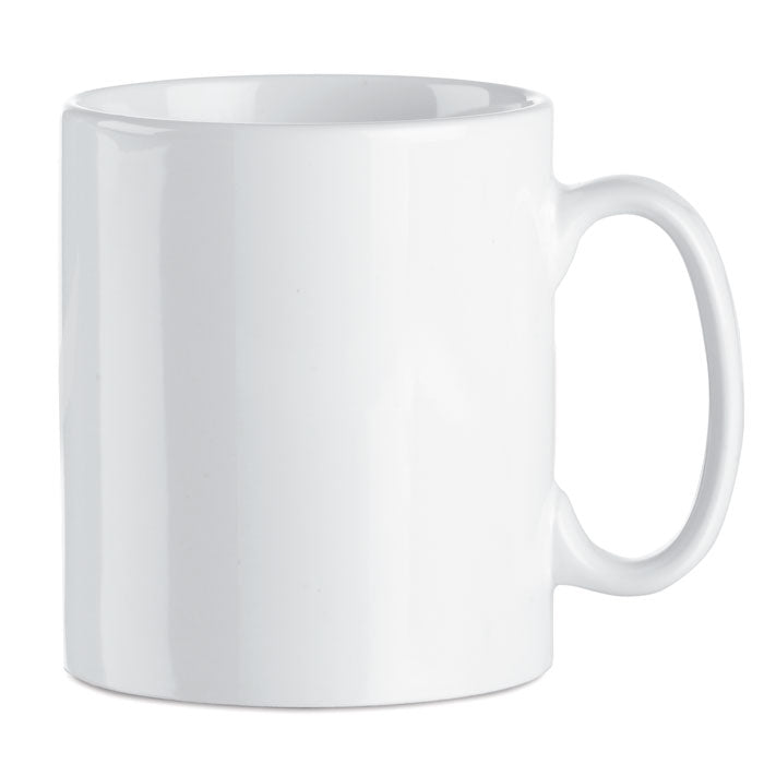 Keramische mok 300 ml met sublimatiecoating, wit