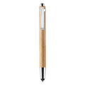 Balpen van bamboe en ABS met touchtip, hout