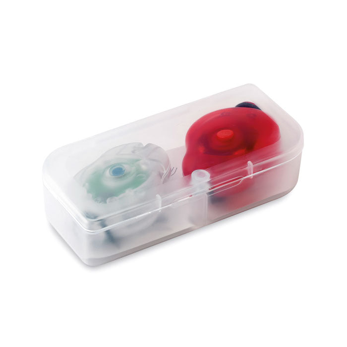 Fietslichtenset, rood en wit, multicolour