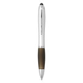 Balpen met zachte grip en touch tip, zwart