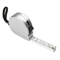 Rolmaat 2 meter, mat zilver, mat zilver