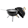 Handzame barbecue, zelf te monteren, zwart
