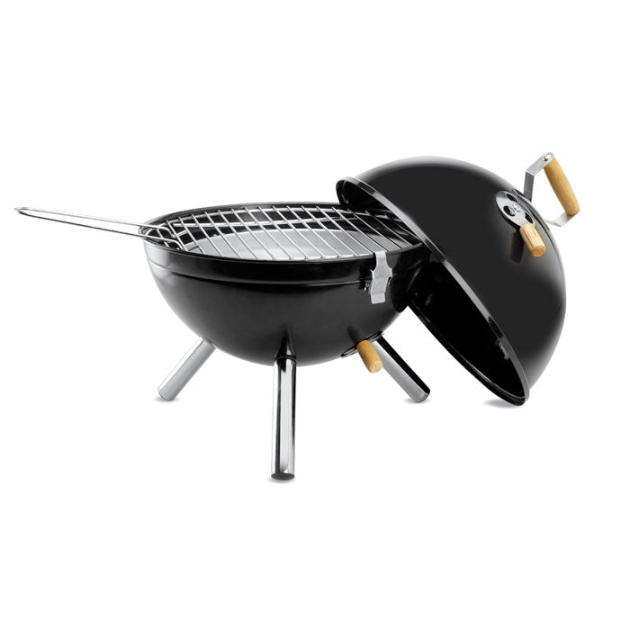 Handzame barbecue, zelf te monteren, zwart