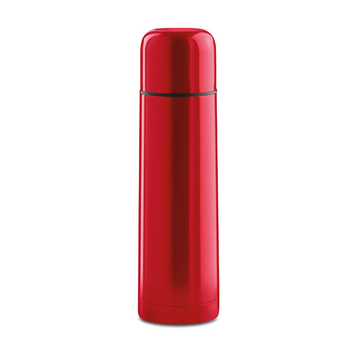 Thermosfles 500 ml, dubbelwandig, rood
