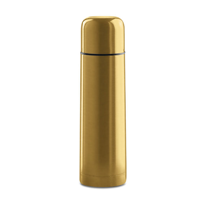 Thermosfles 500 ml, dubbelwandig, mat goudkleurig