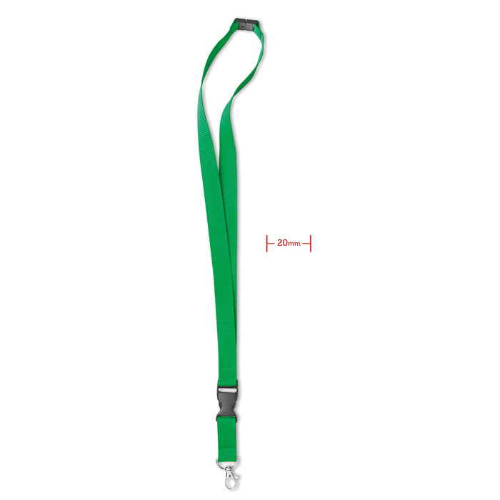 Lanyard met karabijnhaak, groen
