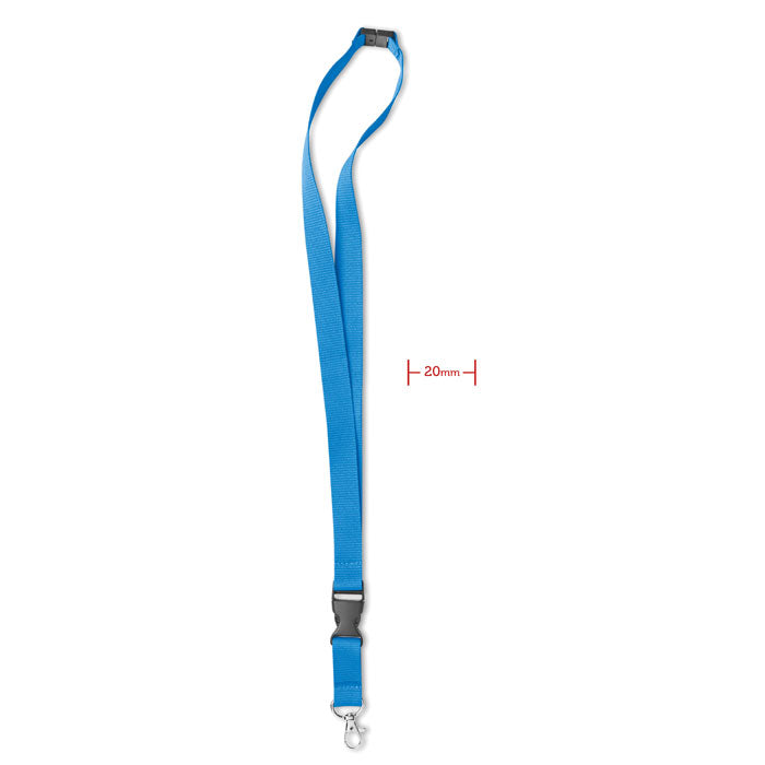 Lanyard met karabijnhaak, turquoise