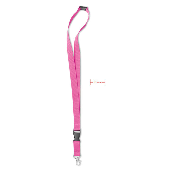 Lanyard met karabijnhaak, fuchsia
