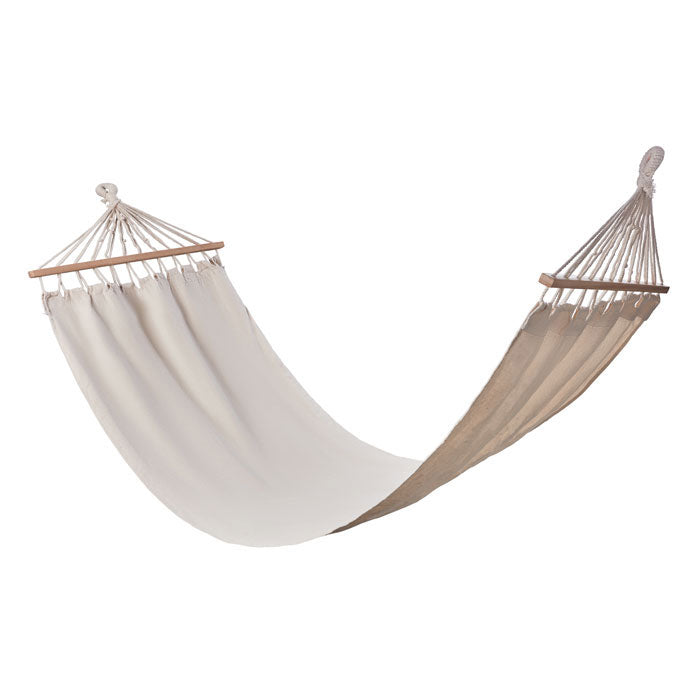 Hangmat van polykatoen met opbergtas, beige