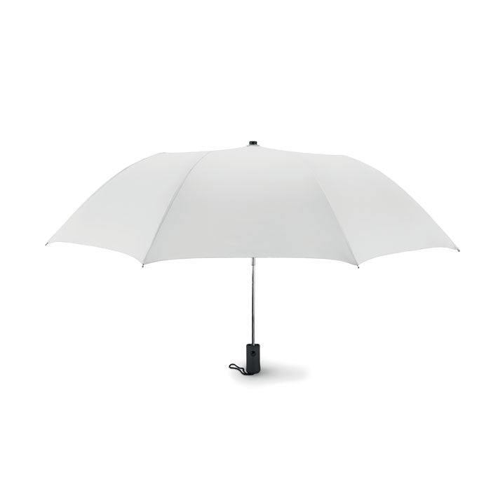 21 inch paraplu, in 2 delen opvouwbaar, wit
