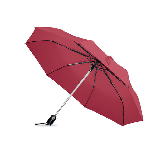 21 inch stormparaplu, in 3 delen opvouwbaar, bordeaux