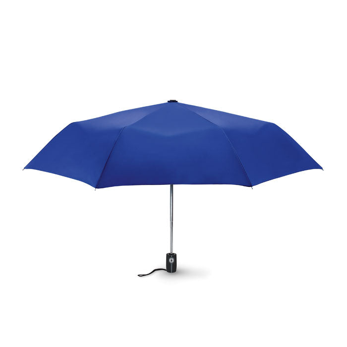 21 inch stormparaplu, in 3 delen opvouwbaar, royal blauw