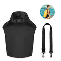 Waterdichte tas, 10 liter, zwart