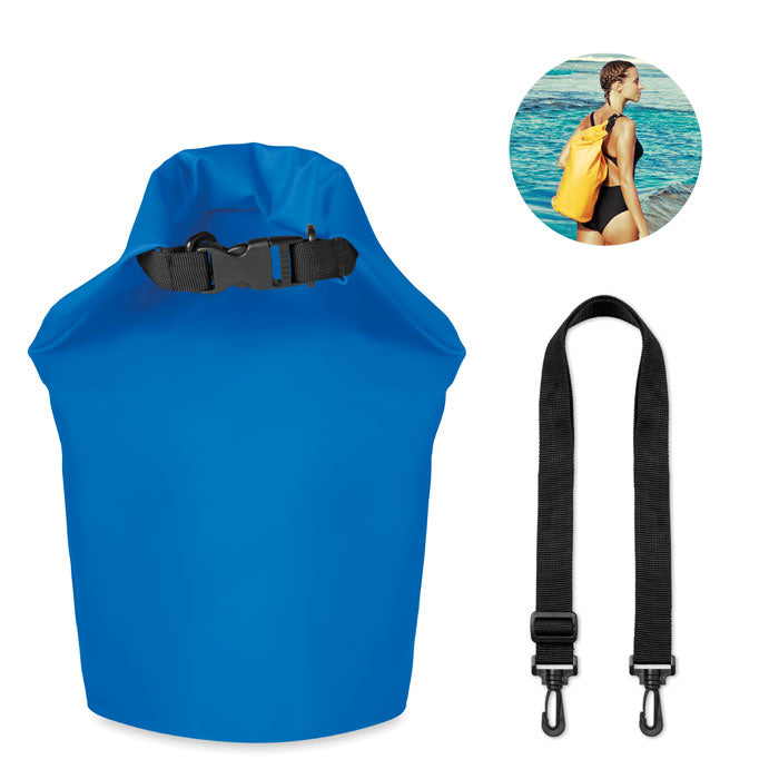 Waterdichte tas, 10 liter, royal blauw