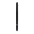 Balpen met 3 inktkleuren en touchscreentip, zwart