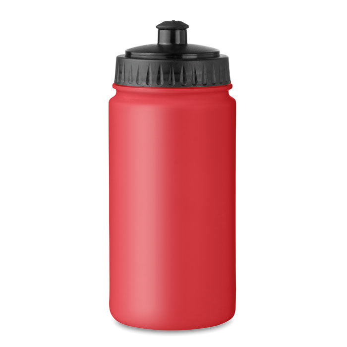 Sportbidon van PE, 500 ml, rood