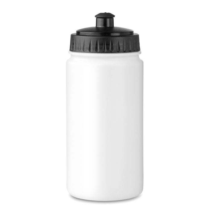 Sportbidon van PE, 500 ml, wit