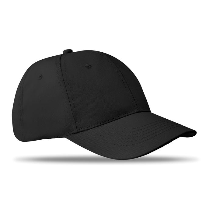 Baseballpet van katoenen twill, verstelbaar, zwart