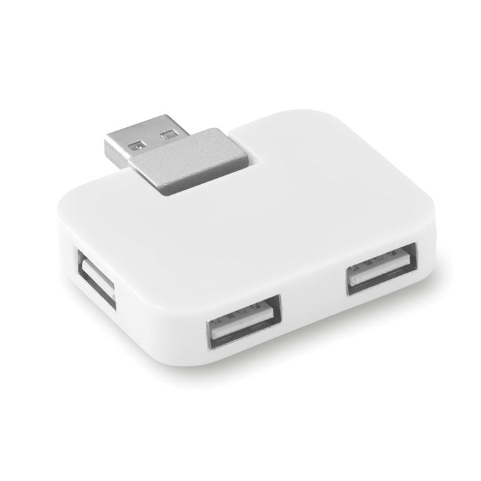 USB-hub met 4 poorten, wit