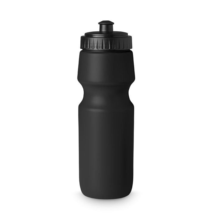 Sportbidon van PE, 700 ml, zwart