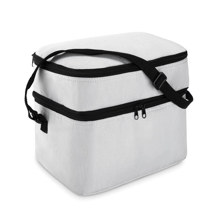 Koeltas met twee compartimenten, wit