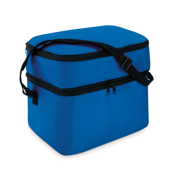 Koeltas met twee compartimenten, royal blauw