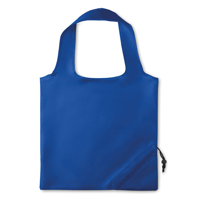 Opvouwbare boodschappentas met trekkoord, royal blauw