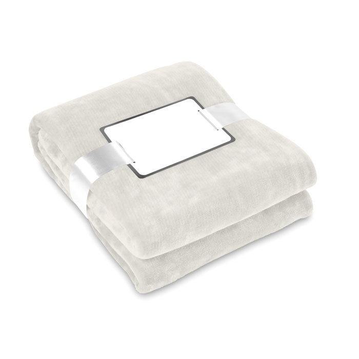 Deken van flanel fleece, 120 x 150 cm, beige