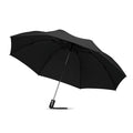 23 inch omkeerbare opvouwparaplu, zwart