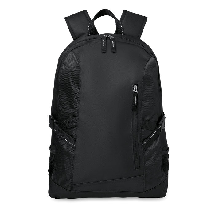 Laptoprugtas 15 inch met ripstop details, zwart