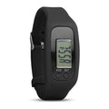 Activiteitenarmband met stappenteller, zwart