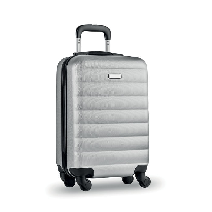 20 inch handbagagetrolley met cijferslot, mat zilver