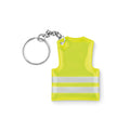 Sleutelhanger in de vorm van een veiligheidsvest, neon geel