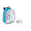 Kinderrugtasje om zelf in te kleuren, turquoise