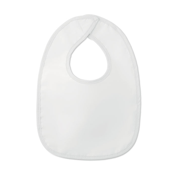 Slabbetje met klittenbandsluiting, wit
