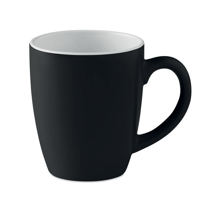Klassieke keramische mok, 290 ml, zwart