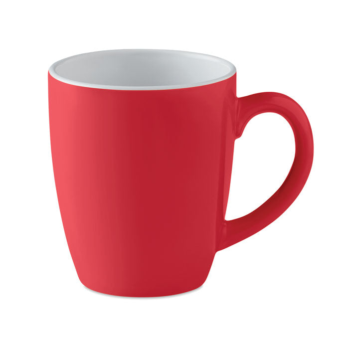 Klassieke keramische mok, 290 ml, rood