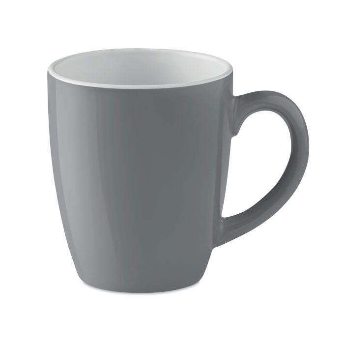 Klassieke keramische mok, 290 ml, grijs