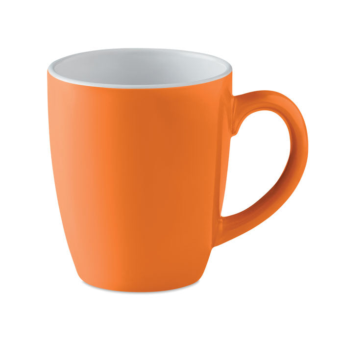Klassieke keramische mok, 290 ml, oranje