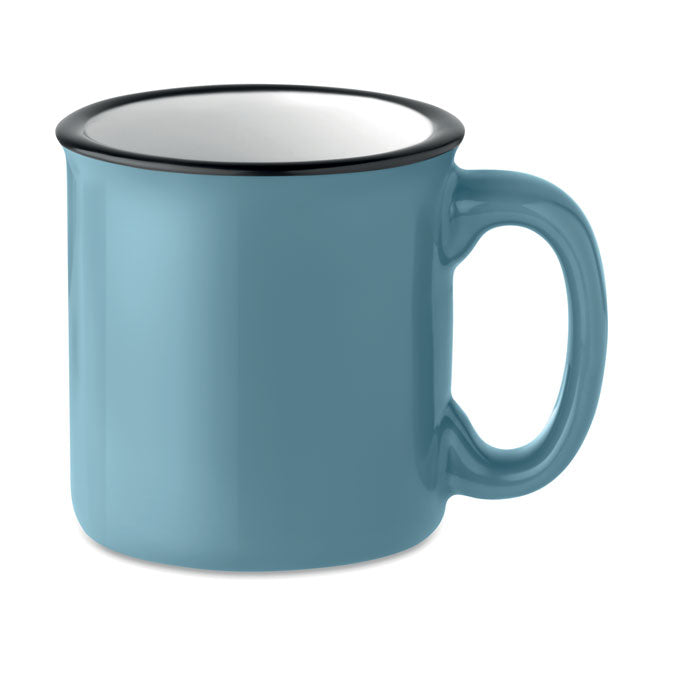 Keramische vintage beker, 240 ml, blauw