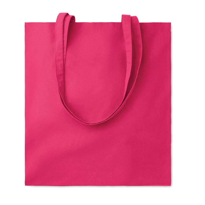 Katoenen tas in kleur, fuchsia