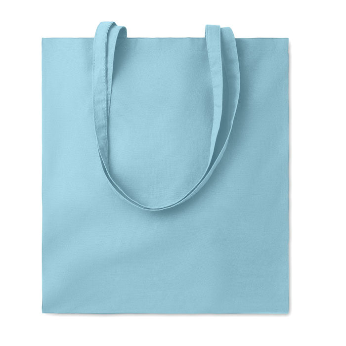 Katoenen tas in kleur, babyblauw