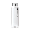 Drinkfles van Tritan met rvs dop, 500 ml, transparant