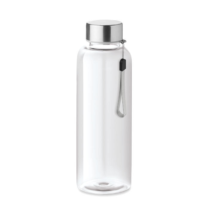 Drinkfles van Tritan met rvs dop, 500 ml, transparant
