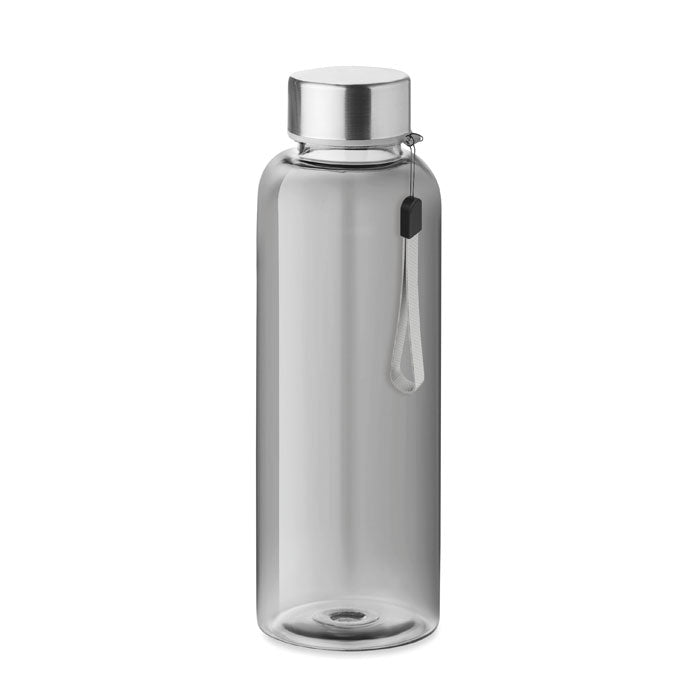 Drinkfles van Tritan met rvs dop, 500 ml, transparant grijs