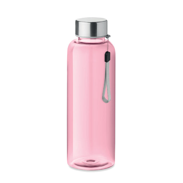 Drinkfles van Tritan met rvs dop, 500 ml, transparant rose