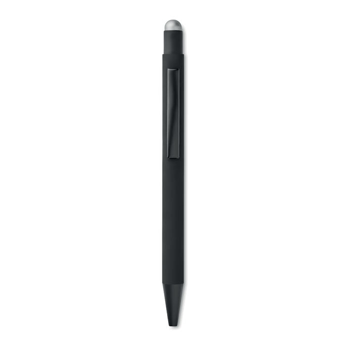 Stylus balpen van gerecycled aluminium, zilver