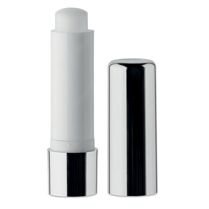 Glanzende lippenbalsem met SPF10, glanzend zilver