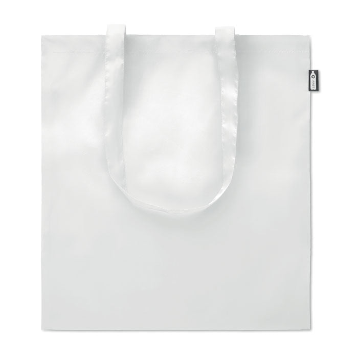 Boodschappentas van gerecyclede flessen, wit